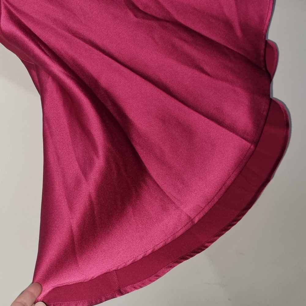 Y-A-S, yasvinchy dress, deep pink, has pockets, capped sleeve BNWOT, size 8 - Picture 4 of 11